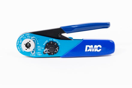 DMC AFM8-CC - Miniature Adjustable Indent Crimp Tool with Cycle Cou...
