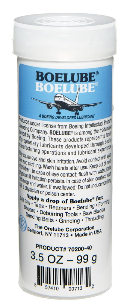 Boelube 70200-40 - 3.5 Oz. Push Tube, White Solid