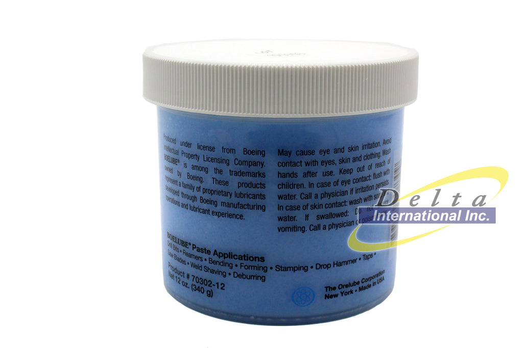 Boelube 70302-12 - 12 Oz. Jar, Soft Blue Paste
