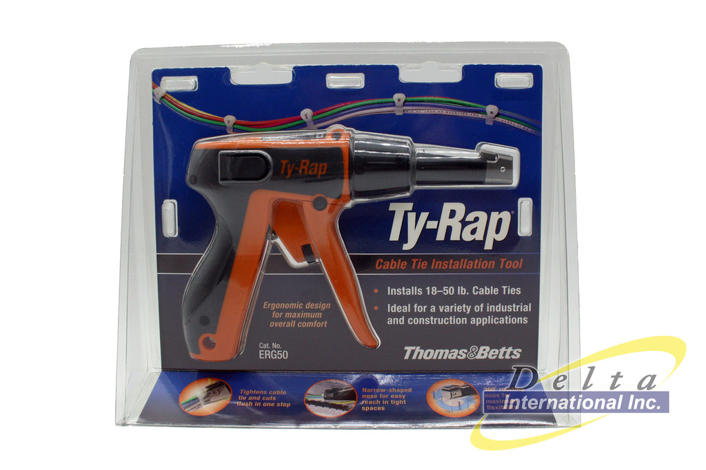 TY-Rap ERG50 Cable Tie Gun, 18-50 Lb., Original Thomas & Betts