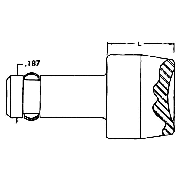 Tower DL202-4568 - Cupped Squeezer Set 0.187