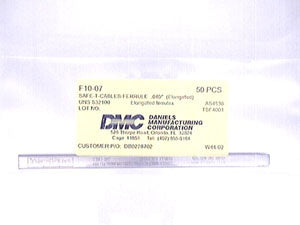 DMC F10-07PKG - .040 Safe-T-Cable Elongated Ferrules Cartridge of 50